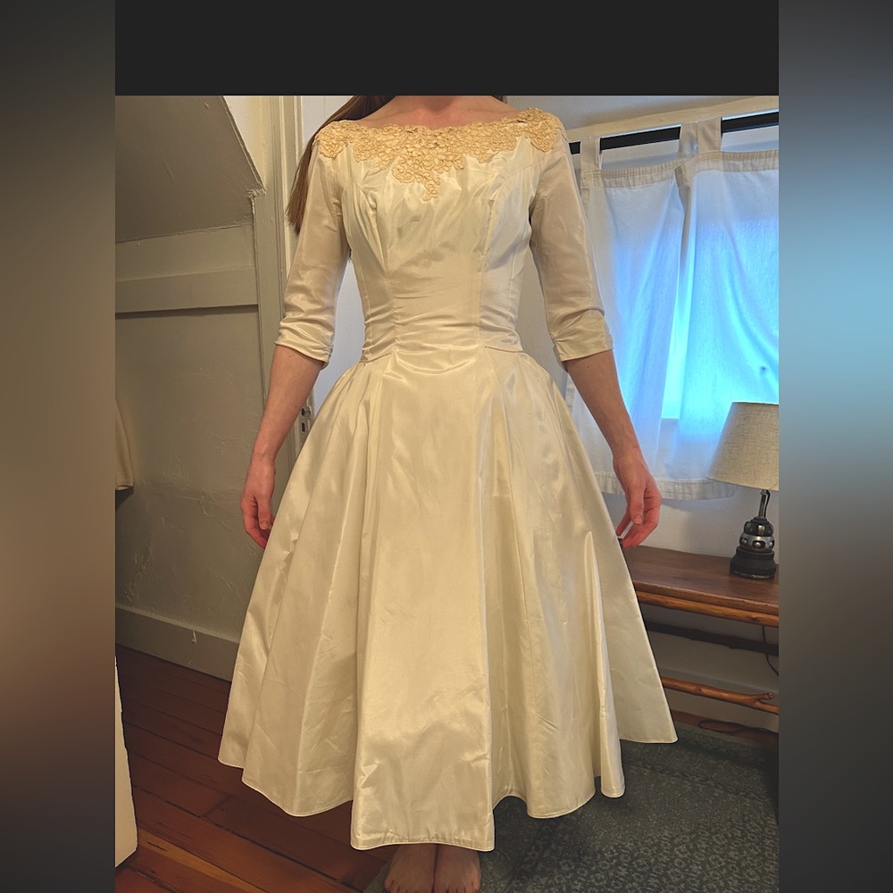 Vintage wedding dress 50s 1950s